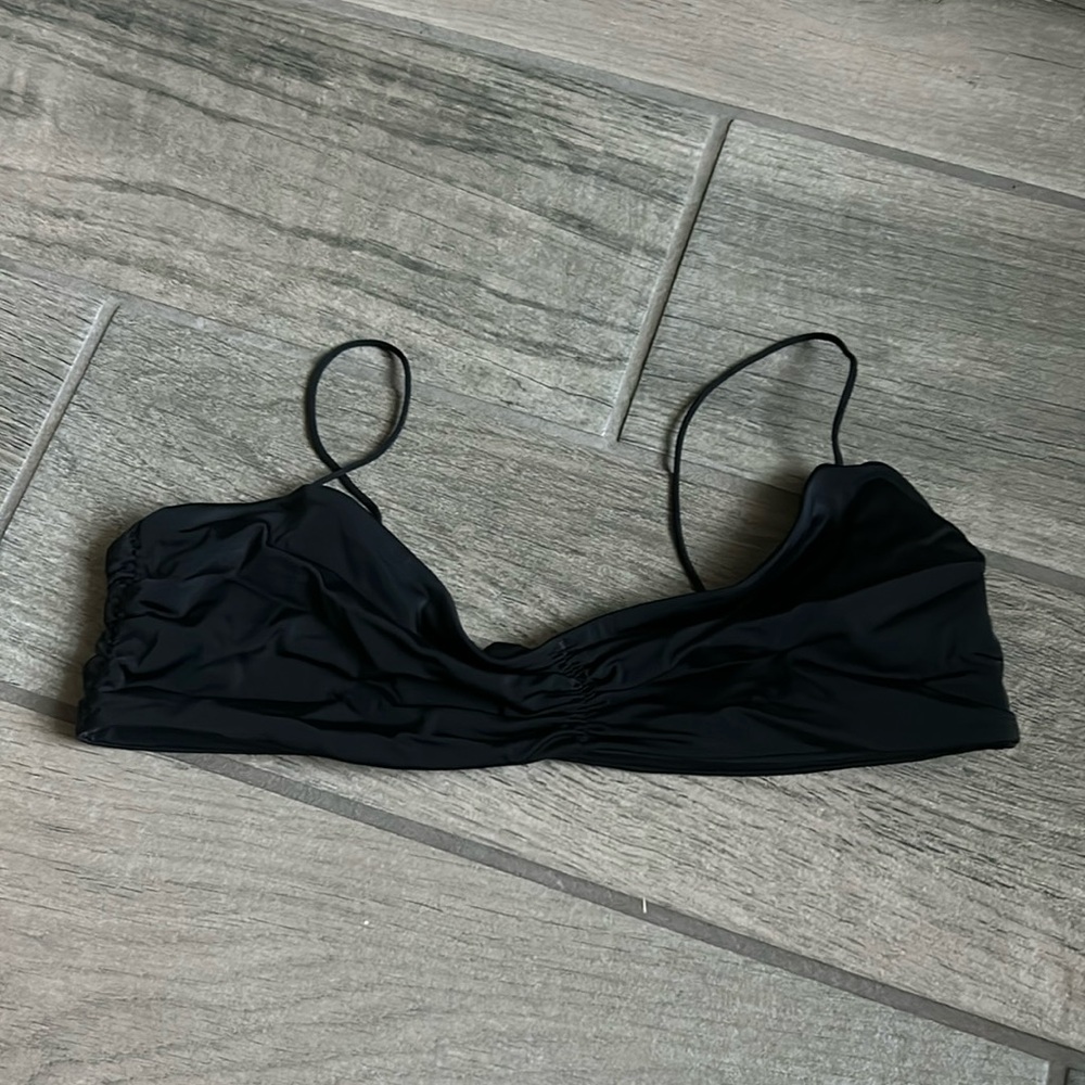 Wanderlust black bikini top